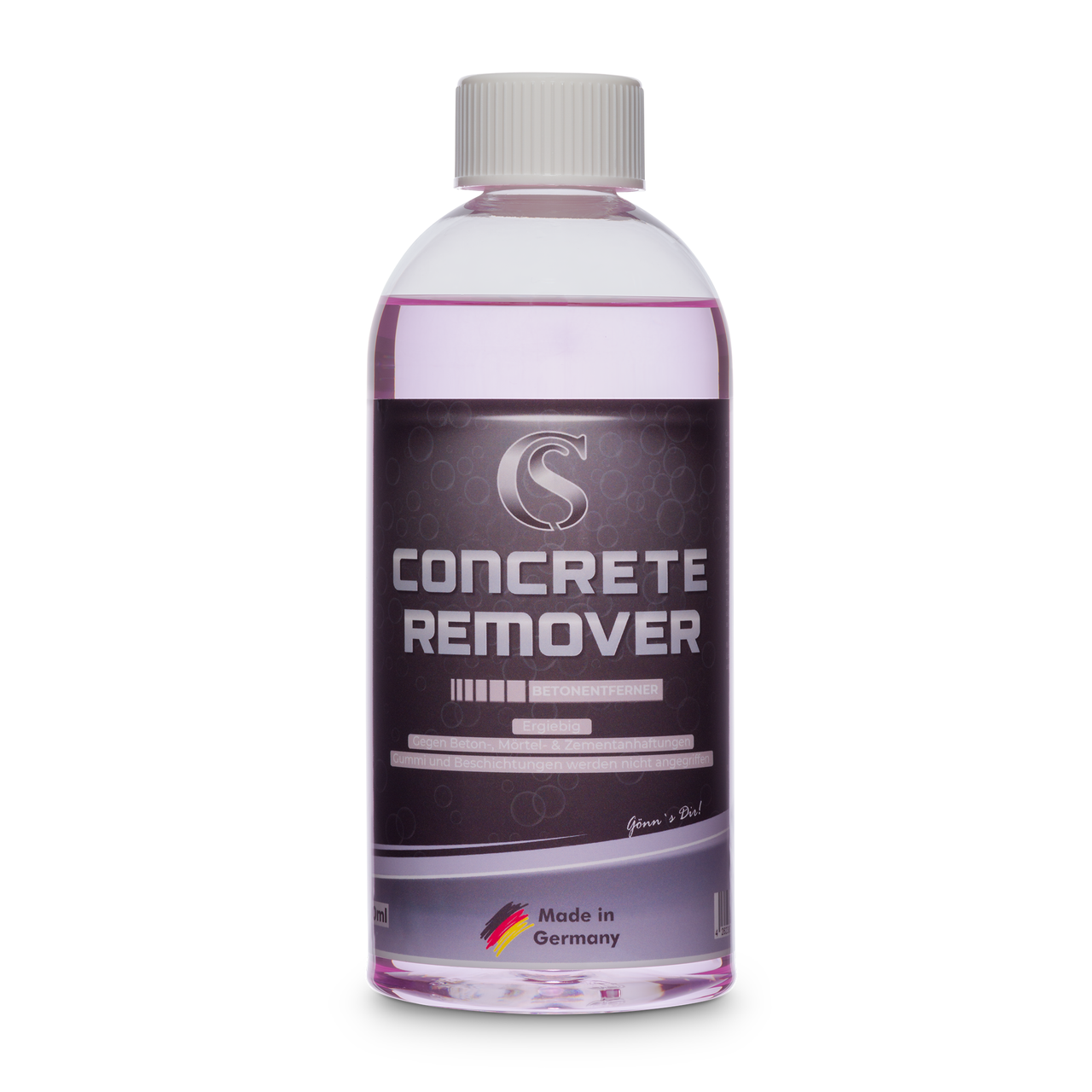 Car Sense Concrete Remover 0,5 L ist ein Spezialprodukt mit dem das Lösen von Beton-, Mörtel- und Zementanhaftungen einfach wird.