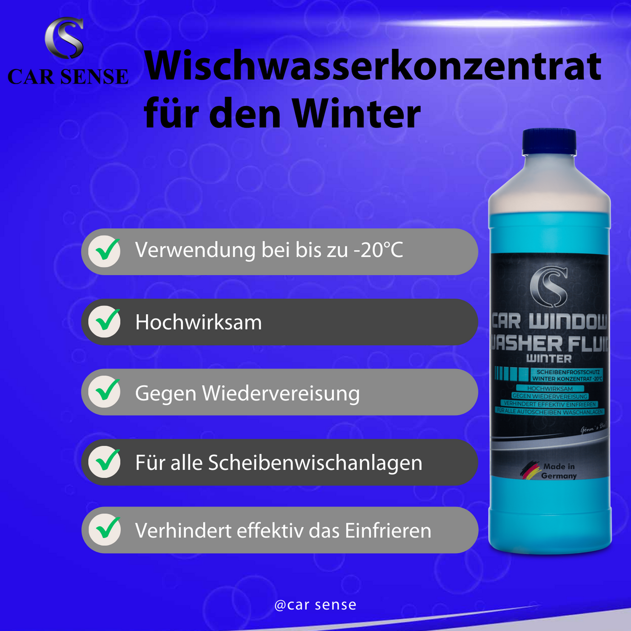 Scheibenfrostschutz Konzentrat Winter