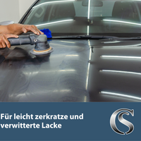 Thumbnail for Car Sense Polish Fine Cut All-in-One Politur mit Schleifkörnern auf Aluminiumoxid-Basis und Wachs | Reinigt, glättet und poliert in einem Arbeitsgang | Für gebrauchten Fahrzeuglack