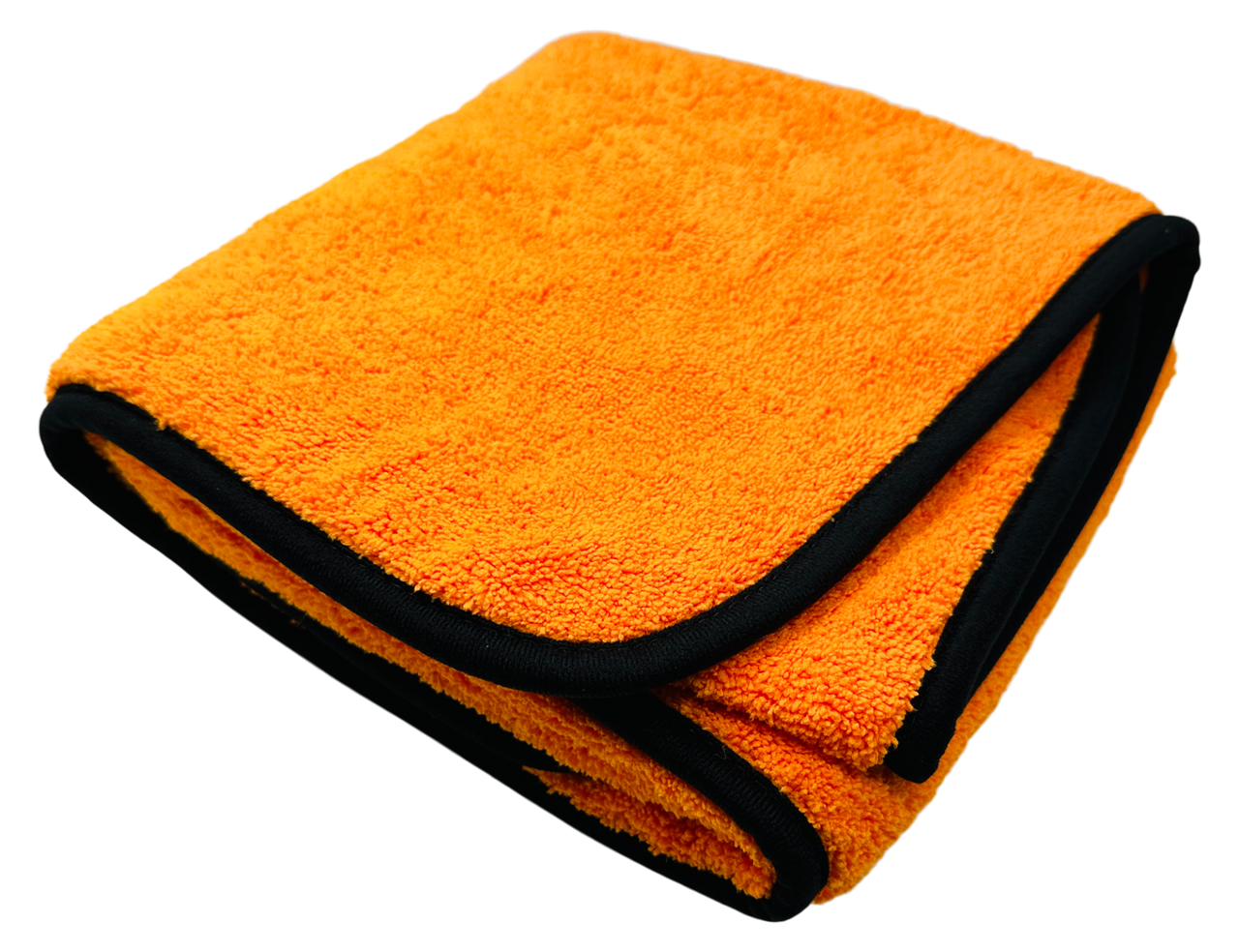 Auto Trockentuch SUPER BIG ORANGE SUPER Flausch, Hochflor mit schwarzer Randeinfassung, Hochflor, 1 Stück Größe: 60x90 cm