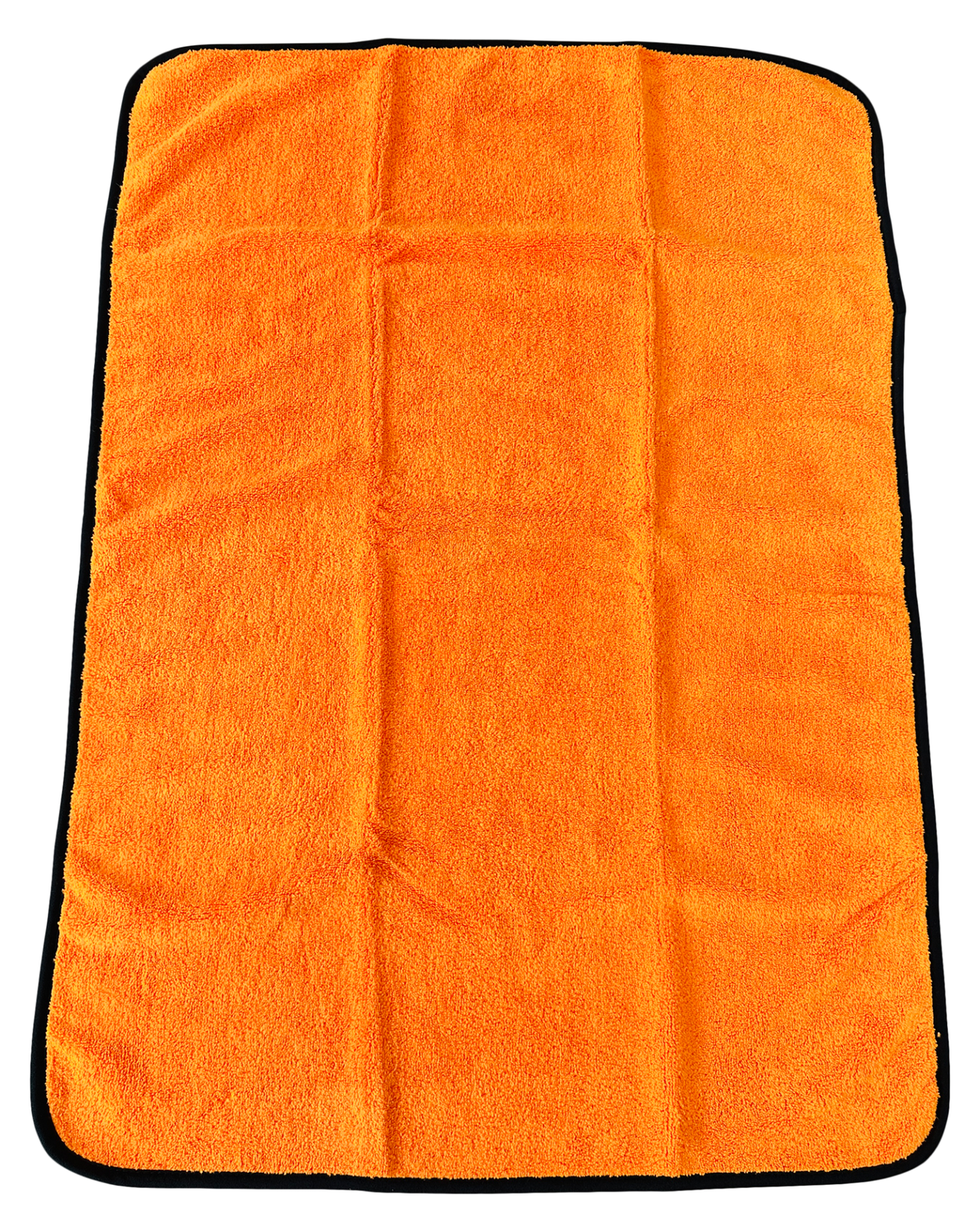 Auto Trockentuch SUPER BIG ORANGE SUPER Flausch, Hochflor mit schwarzer Randeinfassung, Hochflor, 1 Stück Größe: 60x90 cm