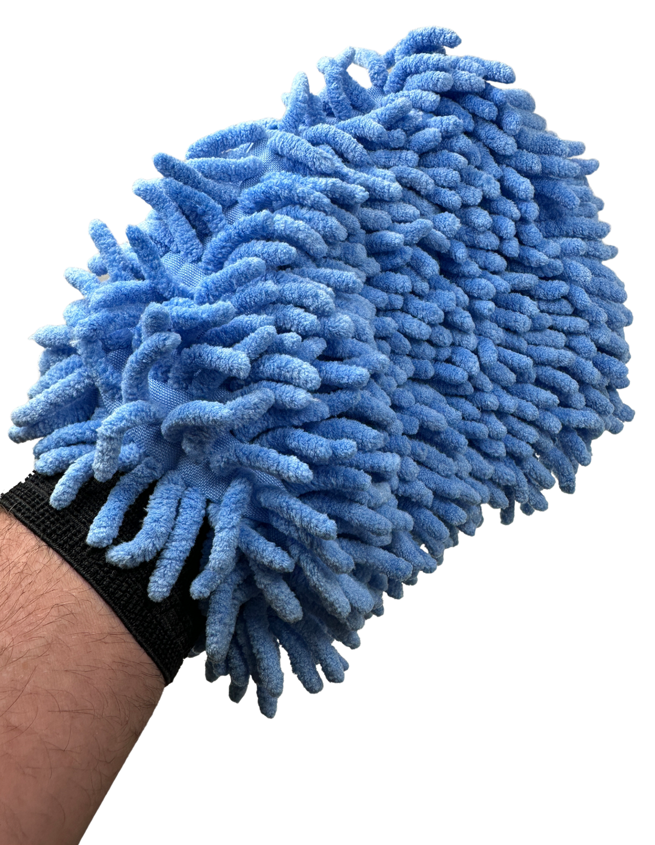 Mikrofaser-Handschuh blau