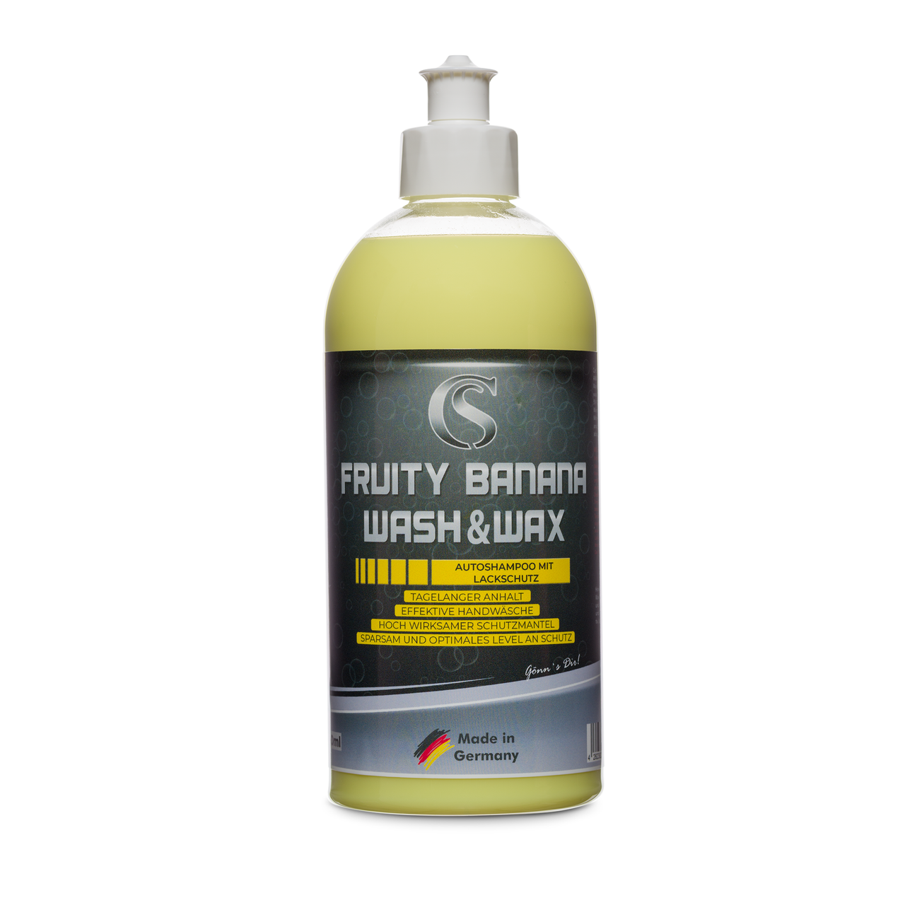 Wash & Wax Autoshampoo mit Lackschutz Fruity Banana