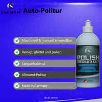 Thumbnail for Car Sense Polish Medium Cut Hochwertige 1-Step Politur und Schleifpaste | Entfernt mittlere Kratzer und Hologramme | Hohe Abtragung und langanhaltender Glanz | Für alle Lackarten geeignet