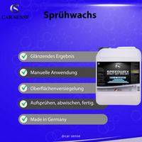 Thumbnail for Car Sense Speedwax Spray Wet and Dry Schnellsprühwachs für Tiefenglanz - Schutz vor Witterungseinflüssen - Einfache Anwendung, hochglanzfinish