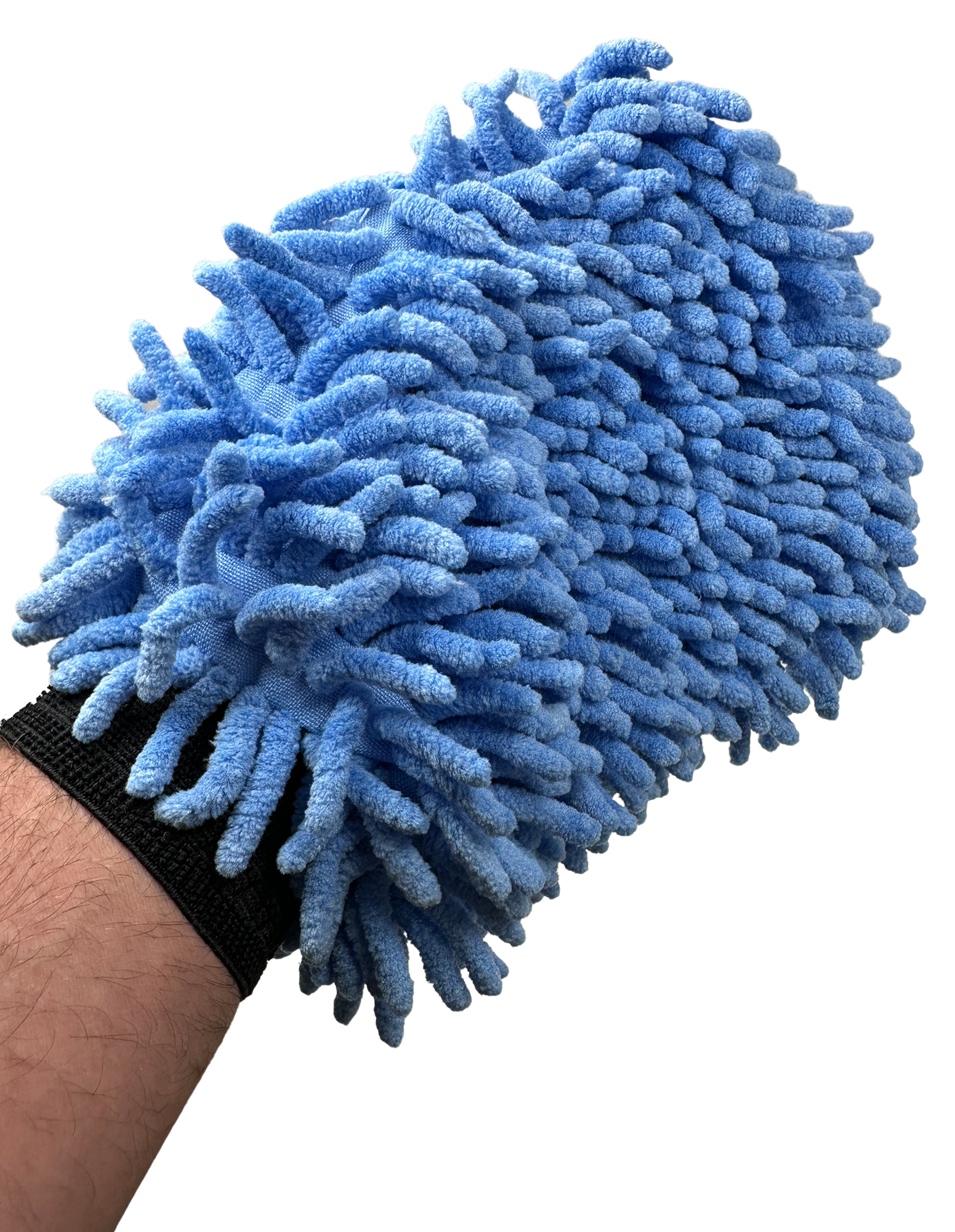 Mikrofaser-Handschuh blau