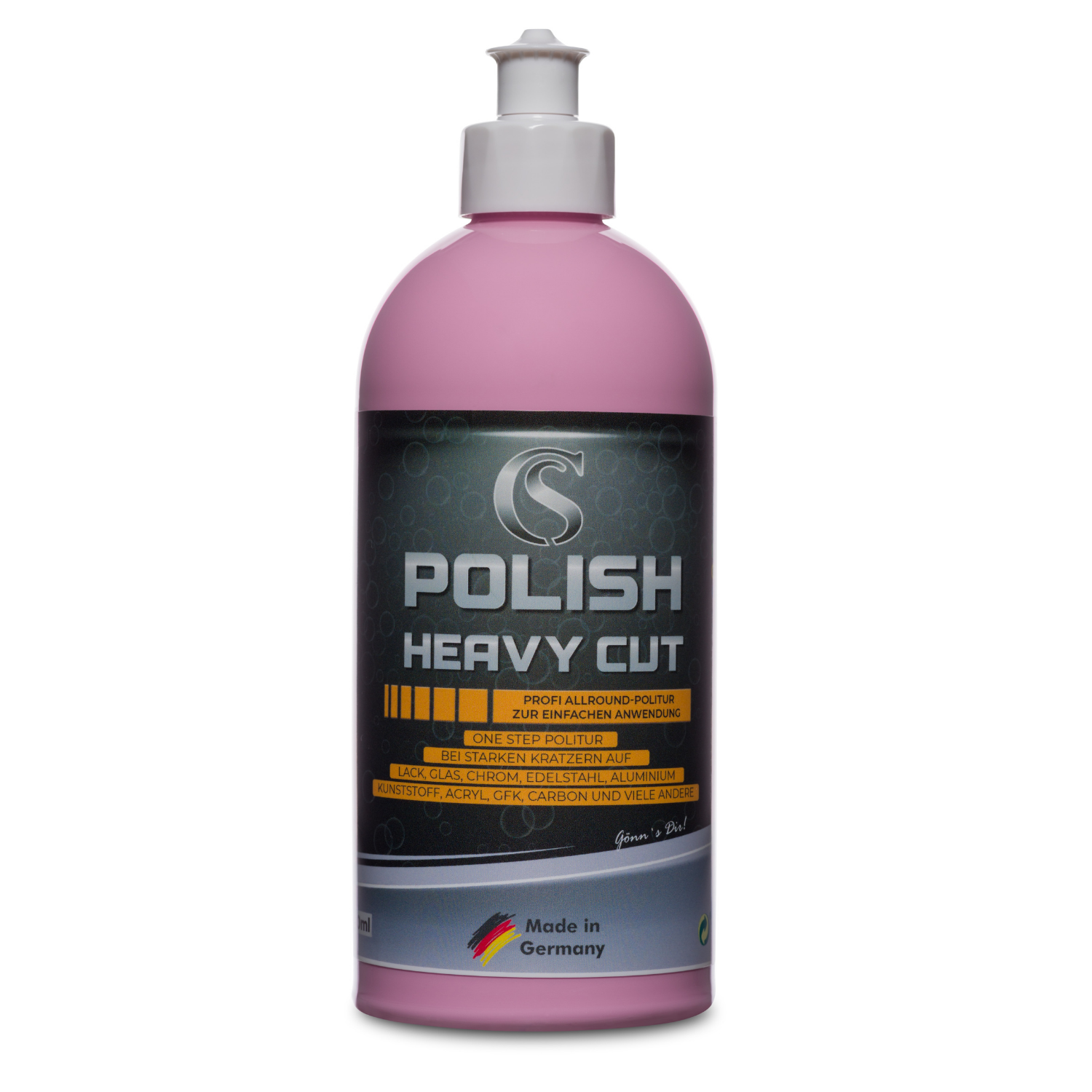 Car Sense Polish Heavy Cut  Autopolitur für Tiefe Kratzer I Entfernt Kratzer, Gebrauchsspuren, Vermattungen - Hologrammfreies Ergebnis - Für Handpolitur und Poliermaschine