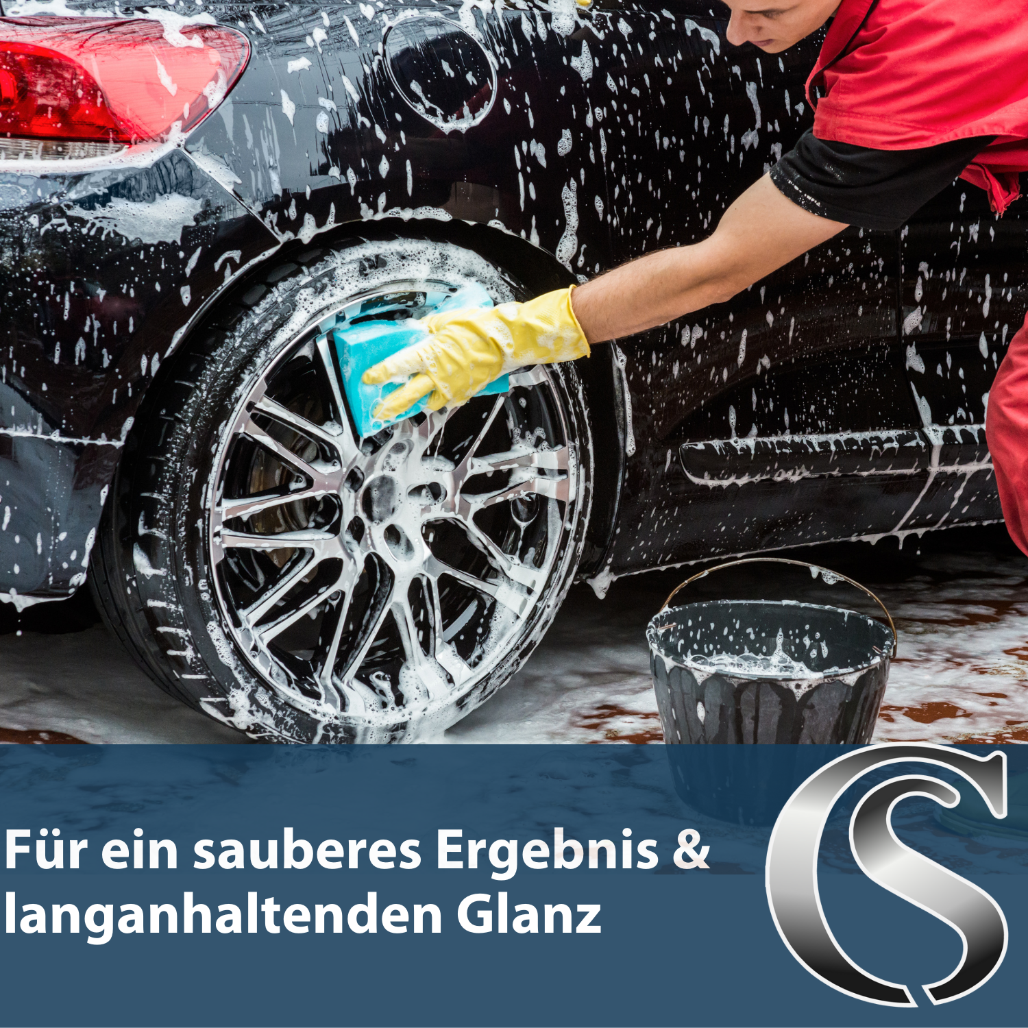 Car Sense Wash & Wax Autoshampoo Blueberry, pH-neutral