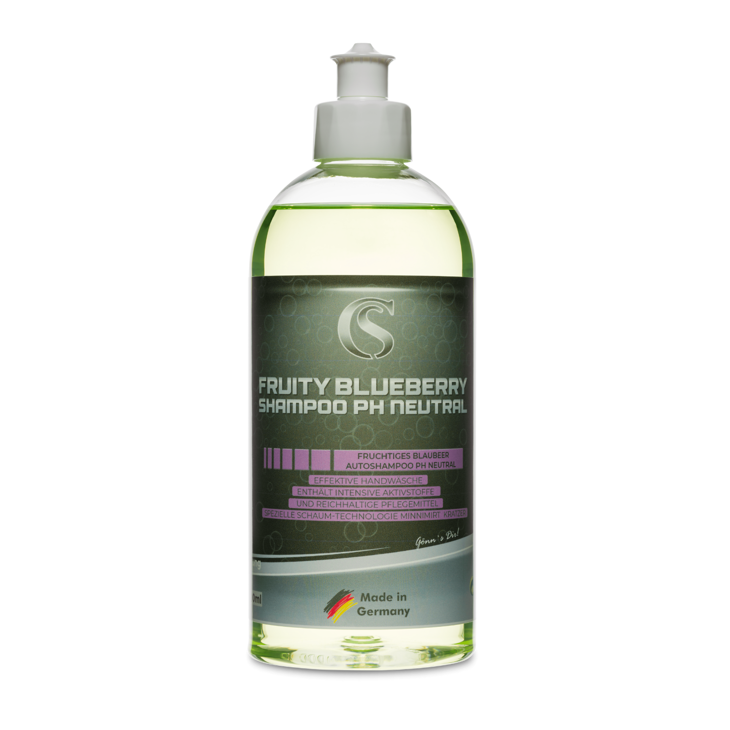 Car Sense Wash & Wax Autoshampoo Blueberry, pH-neutral