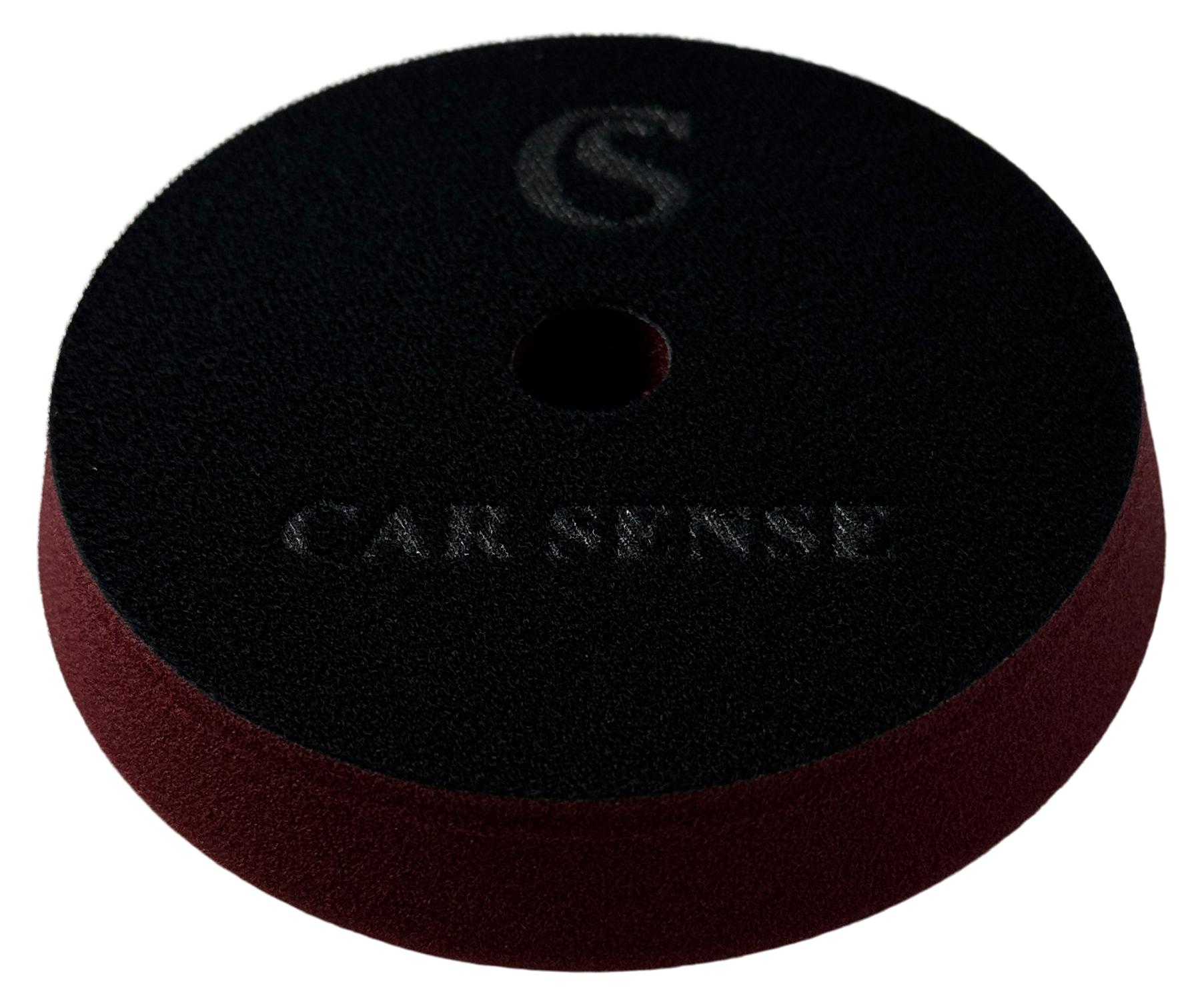 Car Sense Polishpad bordeaux (mittel bis weich) mit Zentrierloch 145/25